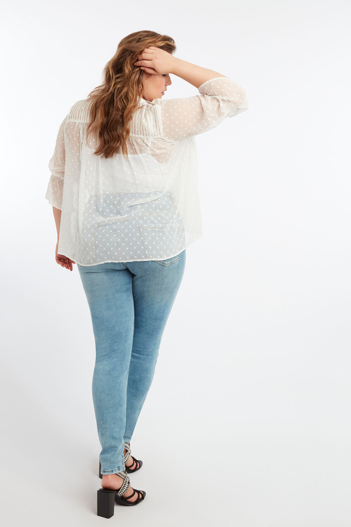 Chemisier &agrave; points suisses image number 5