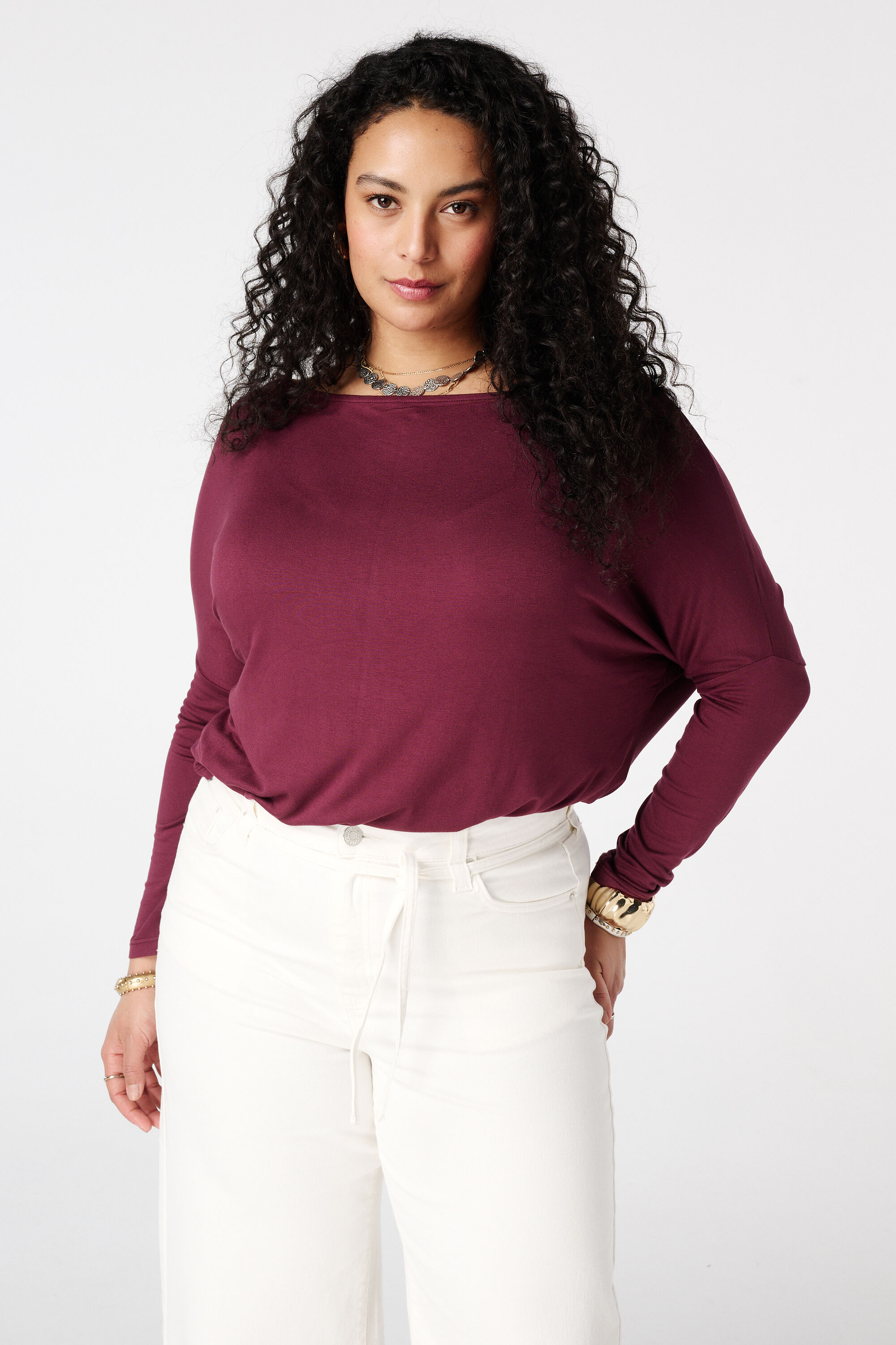 Top &agrave; col bateau