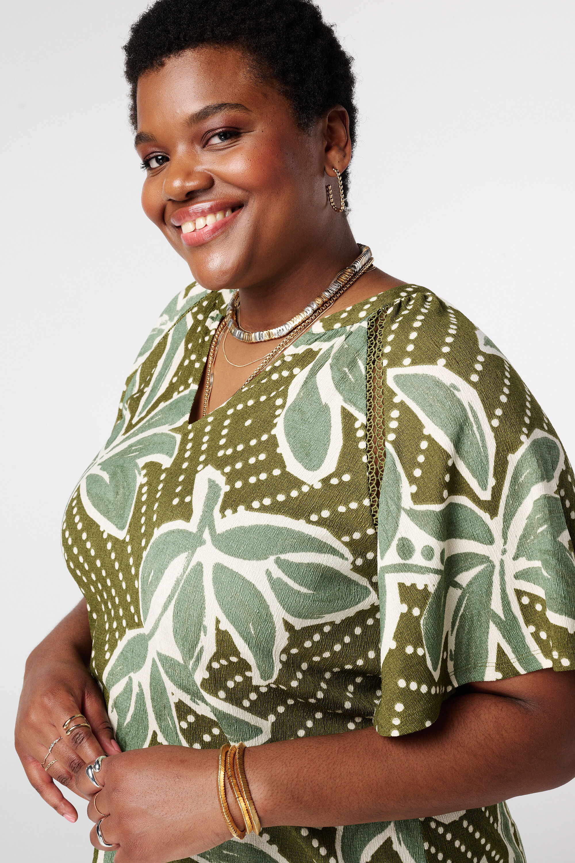 Top &agrave; manches papillon image number 4