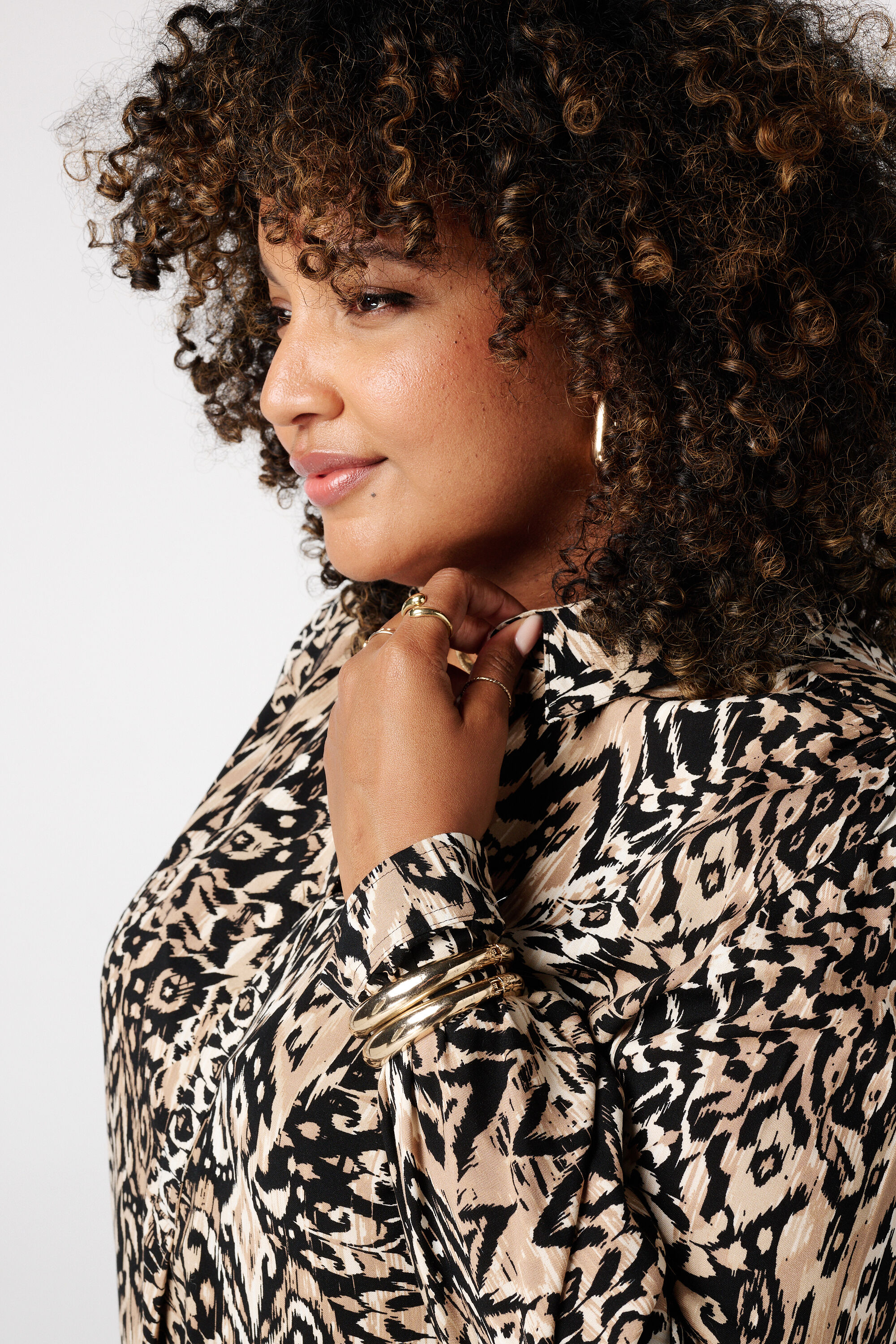 Chemisier &agrave; imprim&eacute; image number 4