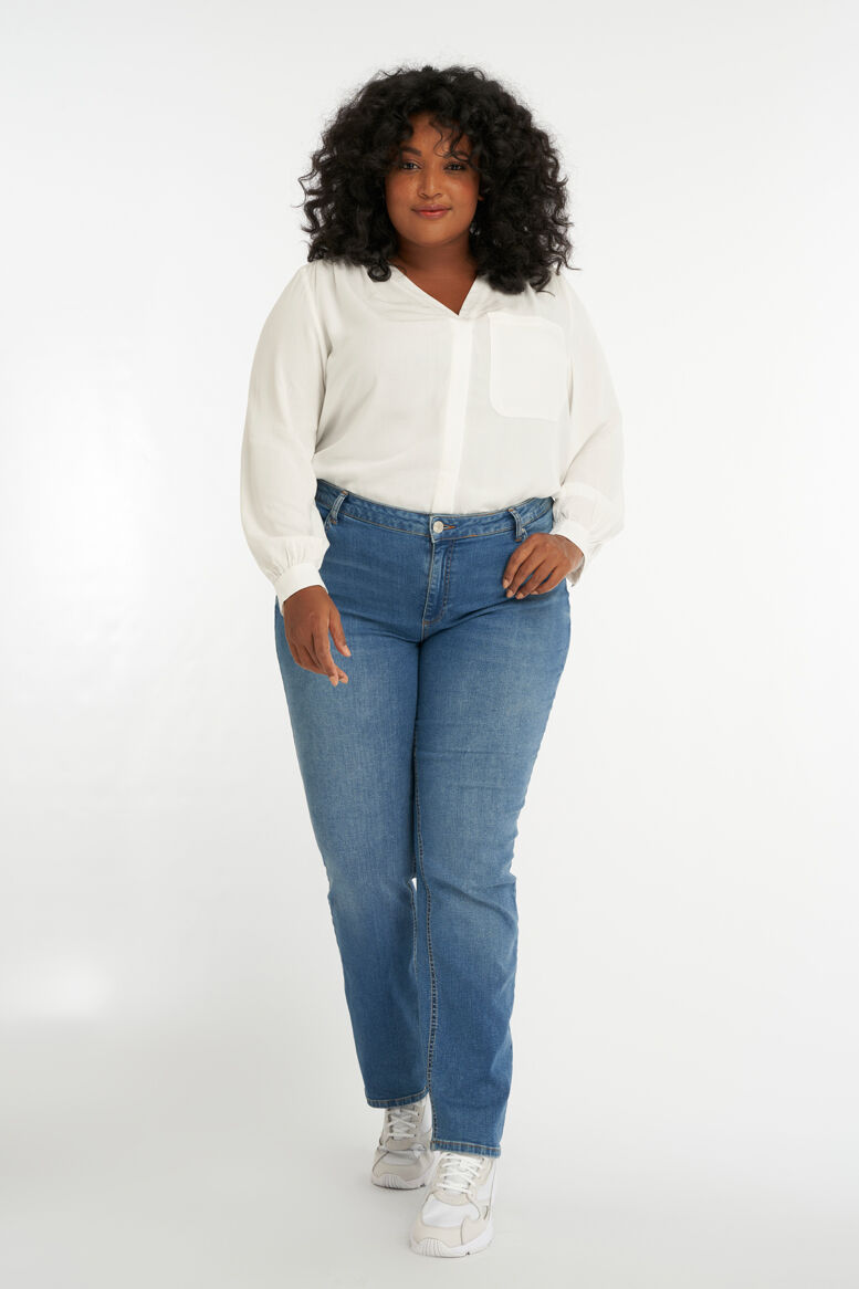 Jeans coupe droite LILY image number 4