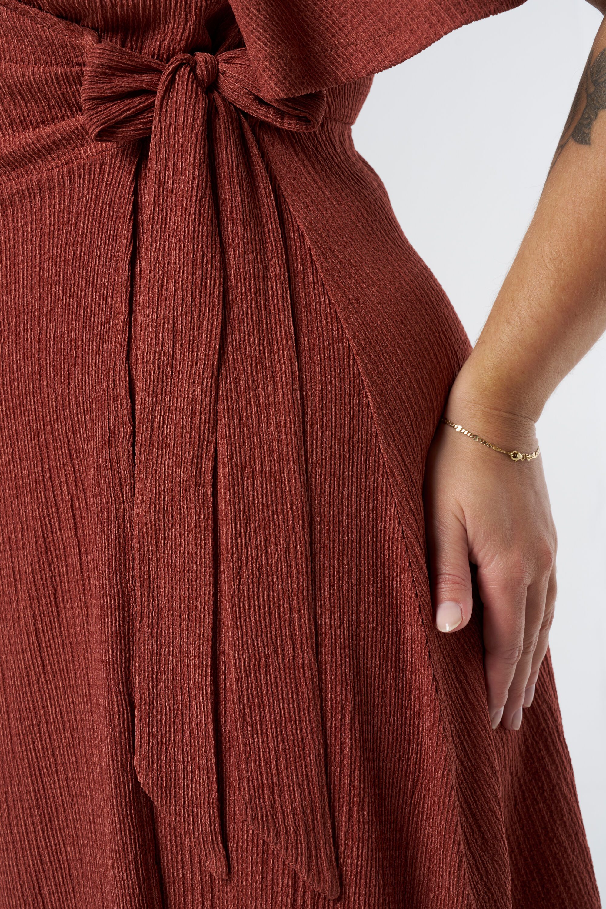 Robe portefeuille mi-longue image number 4