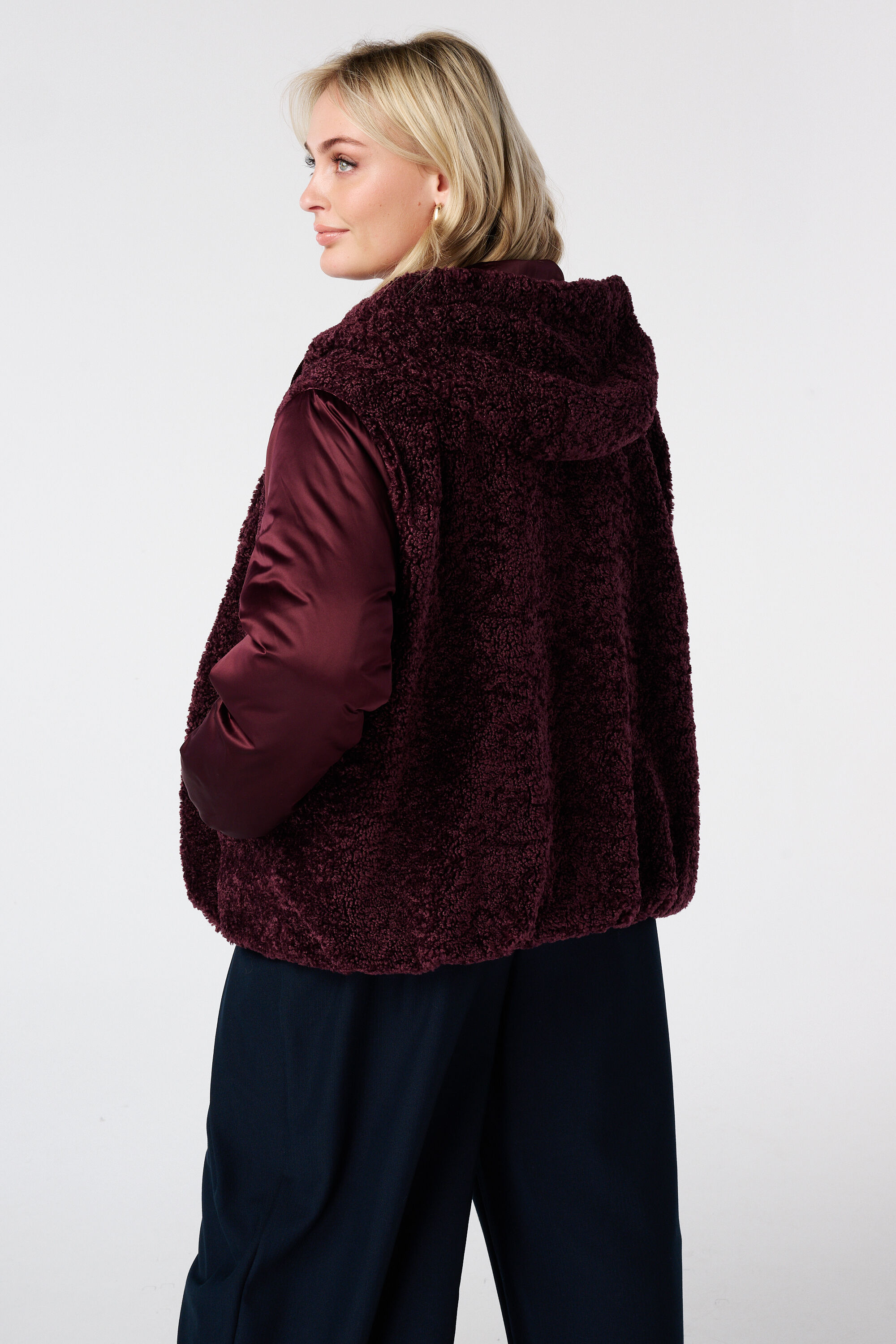Veste bomber en teddy image number 3