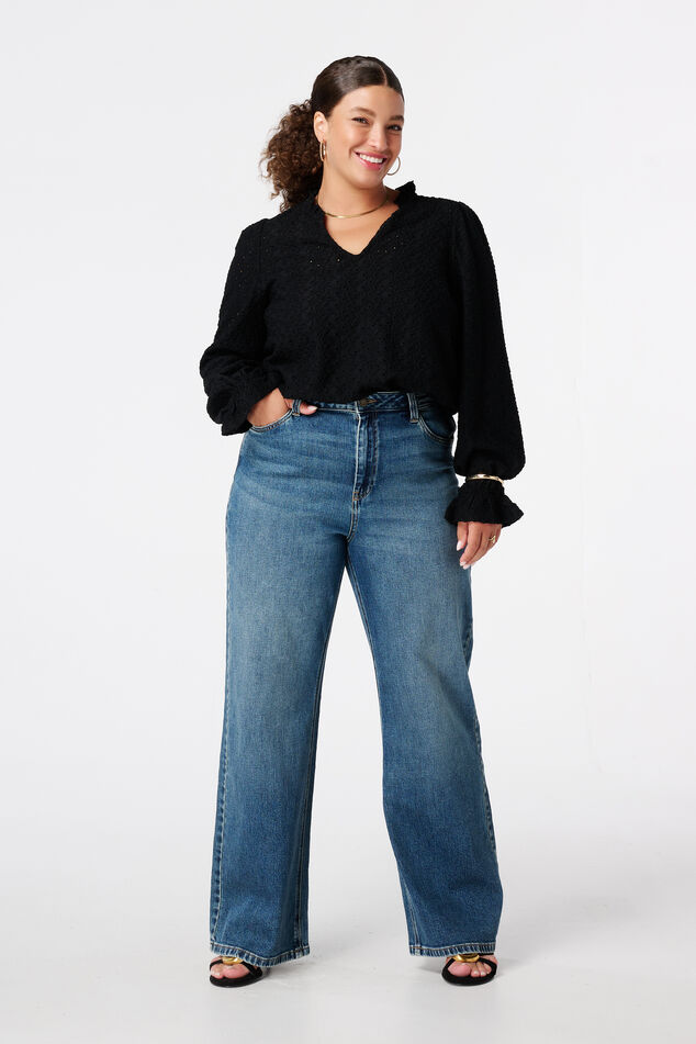 Top avec détails de broderie image number 5