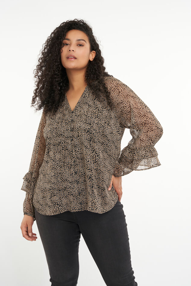 Chemisier à imprimé image number 0