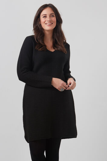Robe tunique tricot&eacute;e