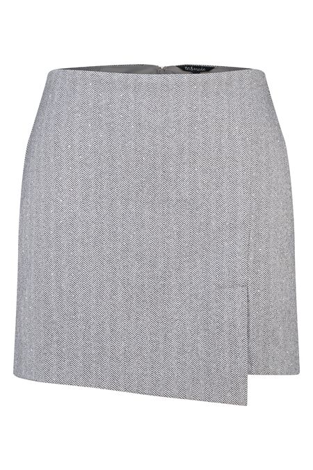 Jupe imprimée et lurex