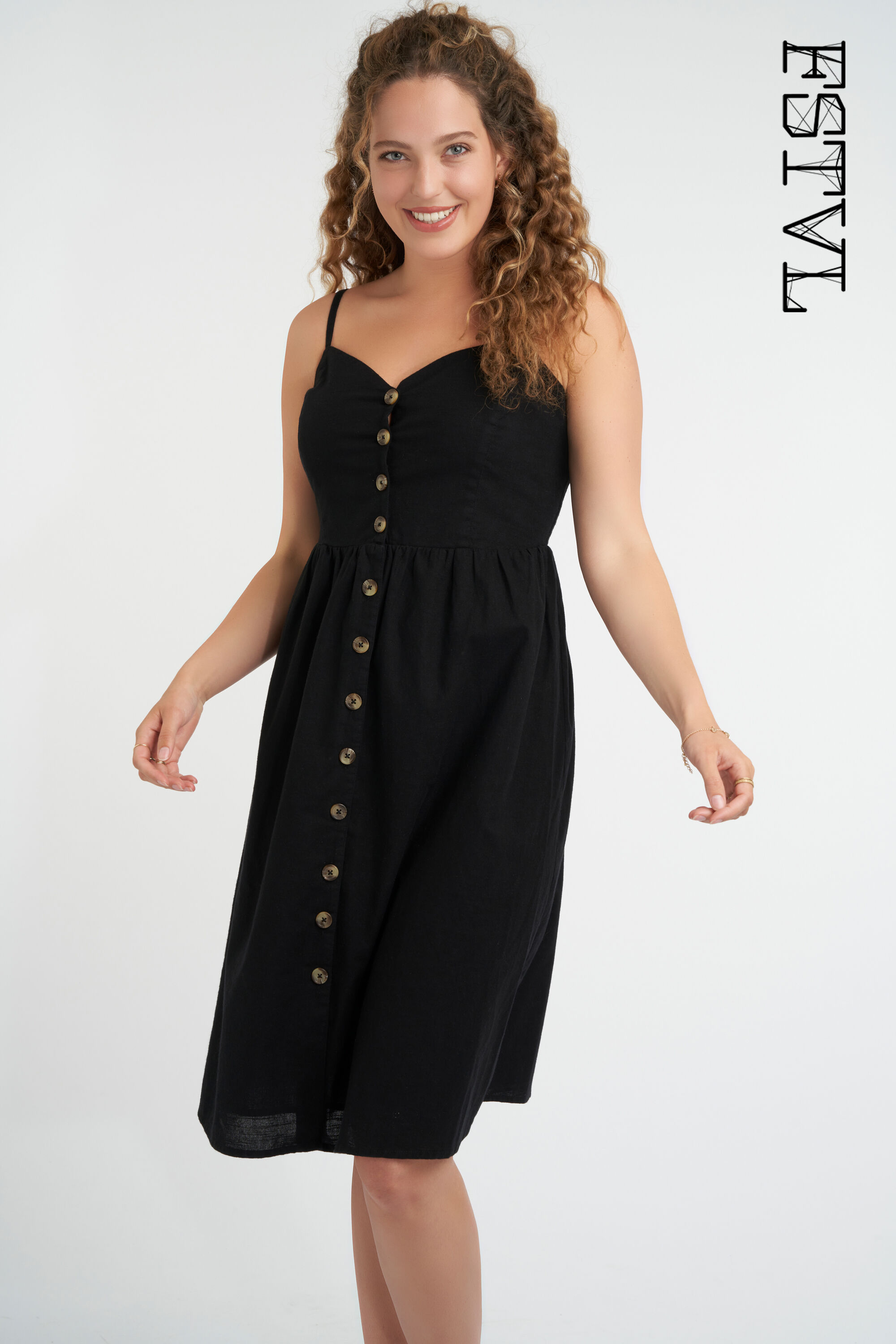 Femmes Robe boutonnee MS Mode