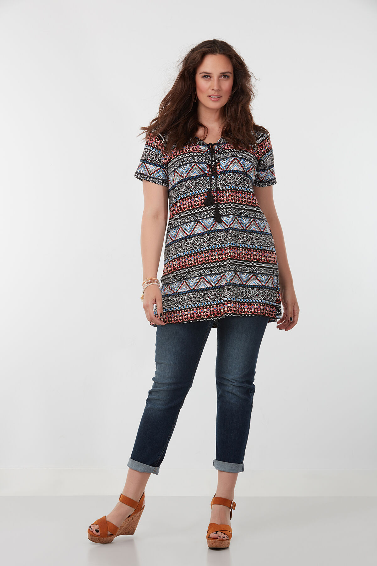 Top imprim&eacute; all-over image number 3