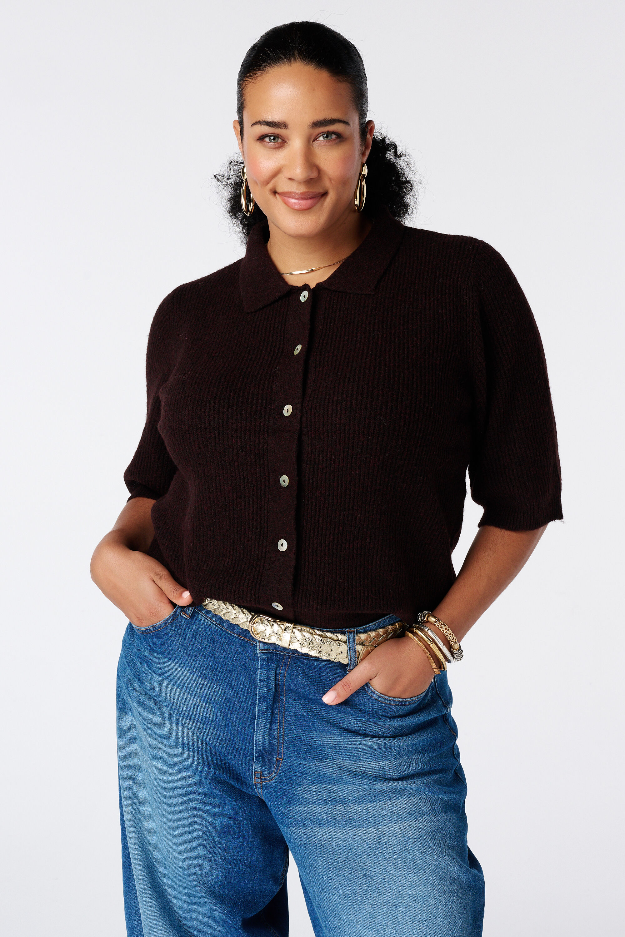 Pull avec col image number 0
