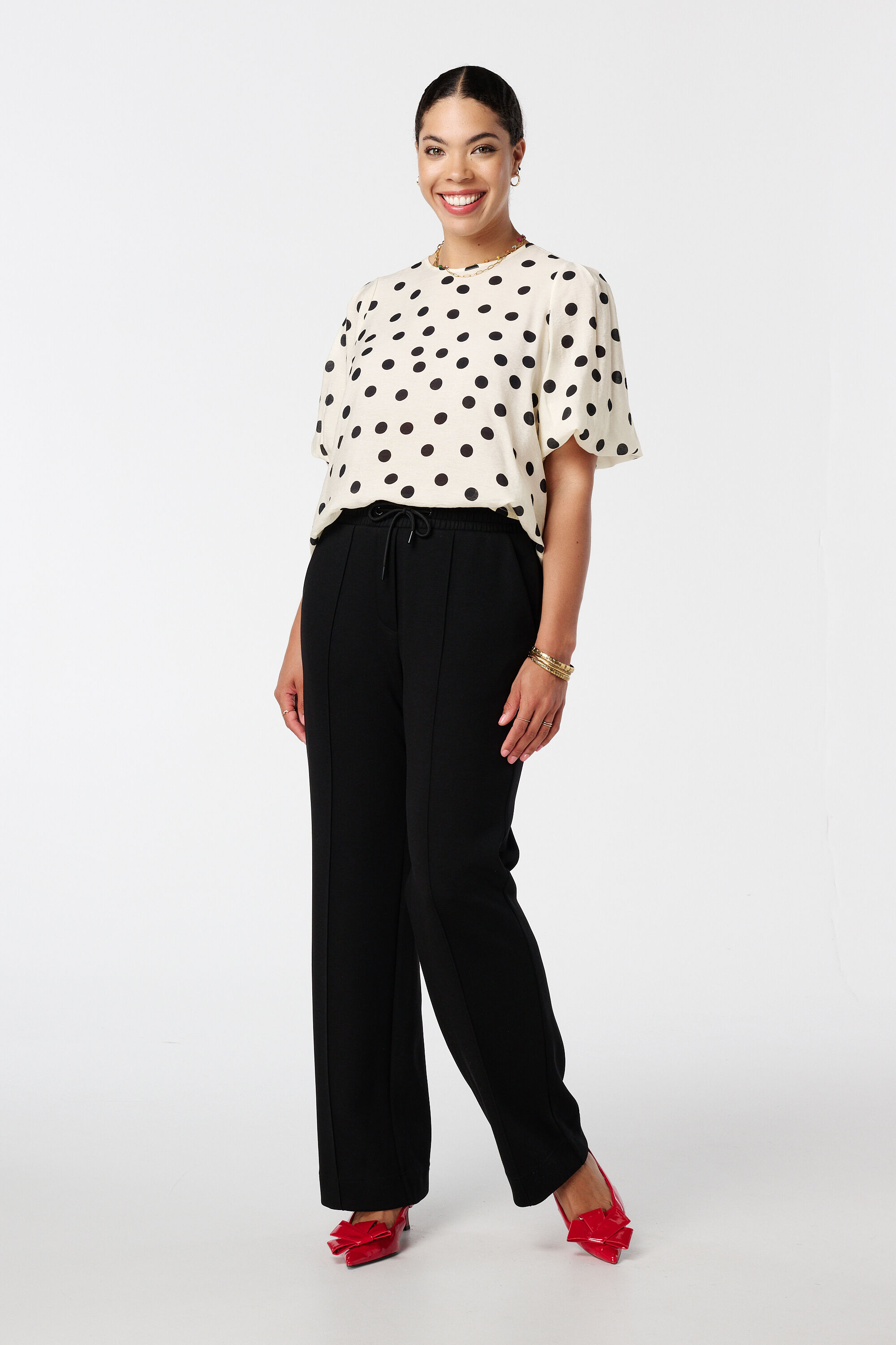 Chemisier &agrave; pois image number 5