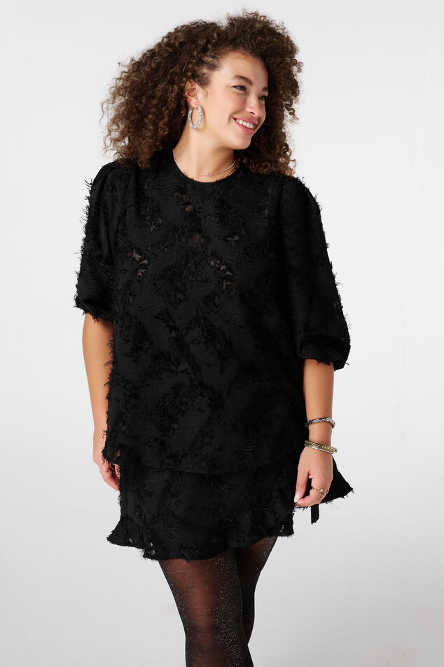 Chemisier à manches courtes bouffantes image number 0