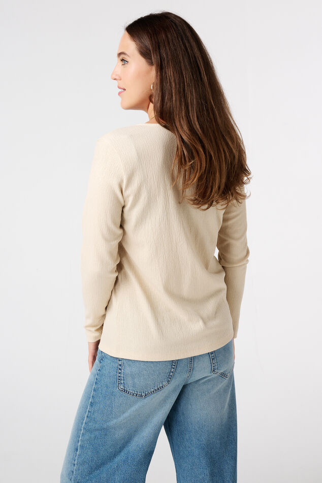 Haut avec imprimé métallisé image number 3