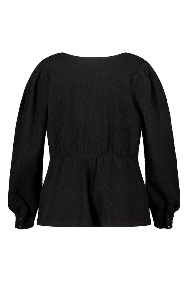 Top pailleté à effet cache-cœur image number 2