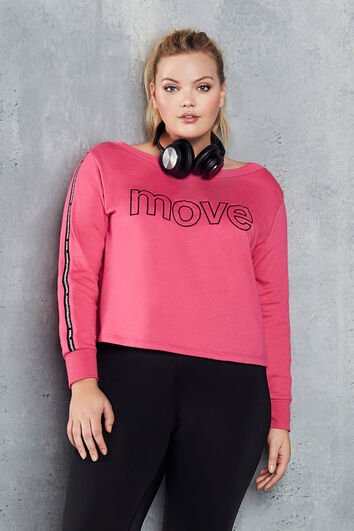 Sweat-shirt de sport court 