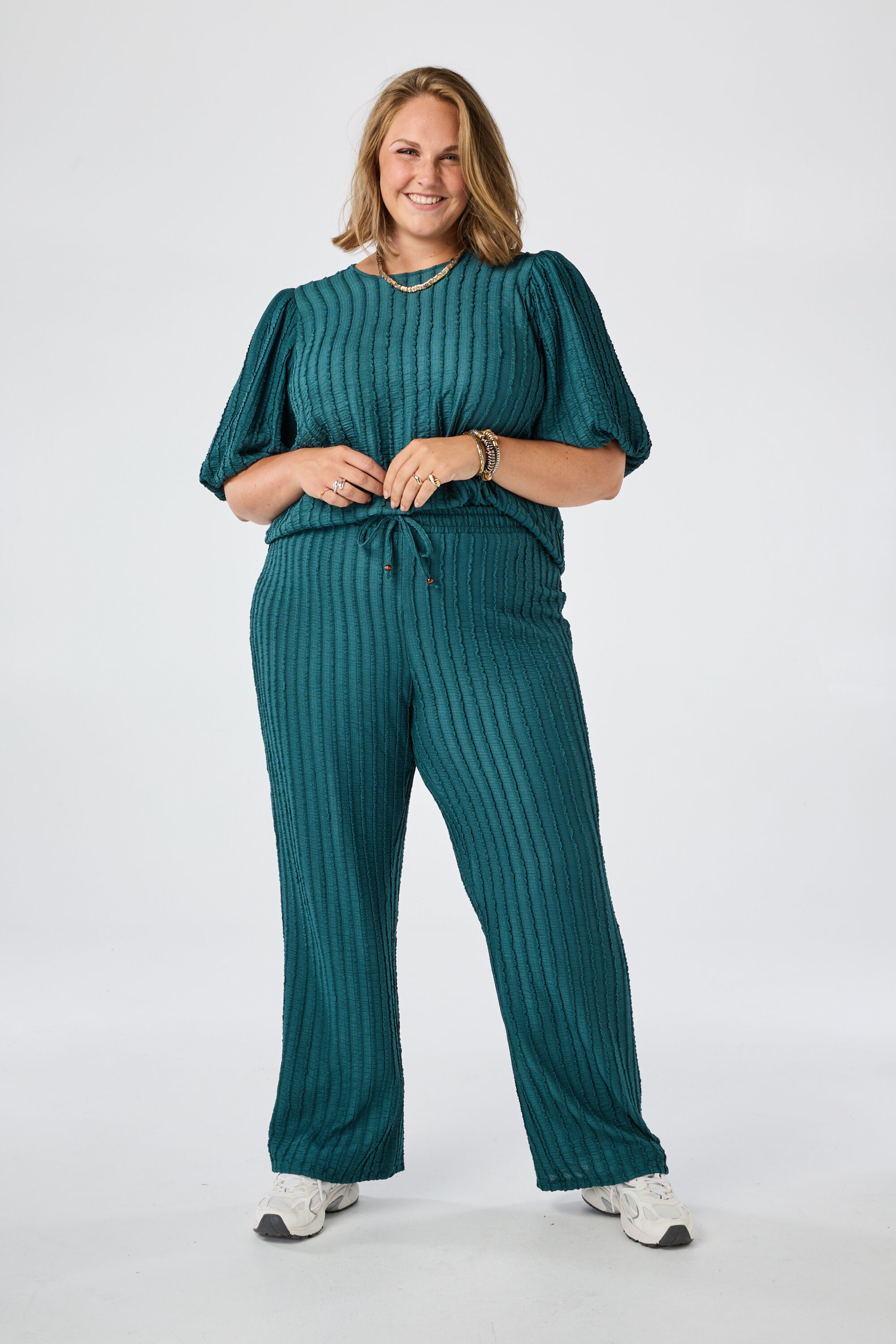 Pantalon &agrave; taille &eacute;lastique image number 0