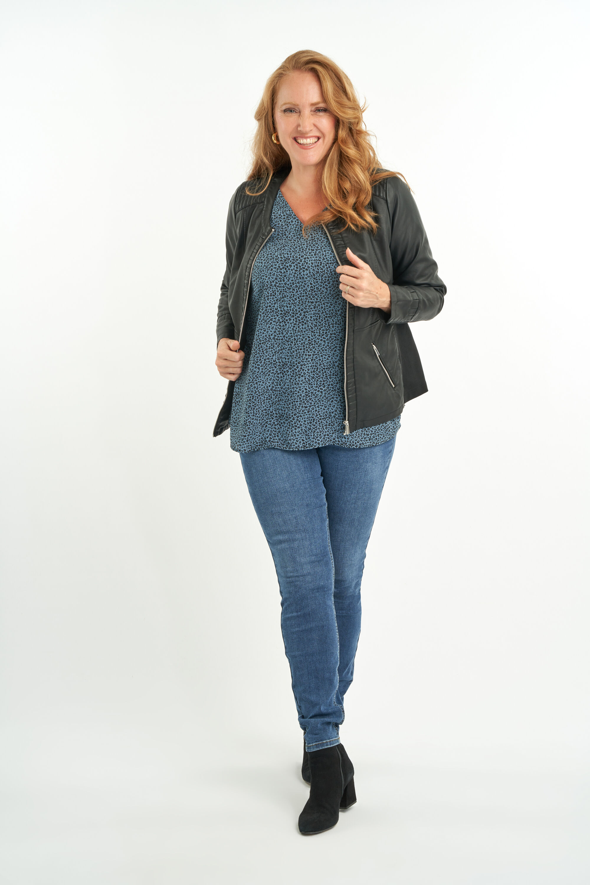 Veste en cuir PU  image number 5