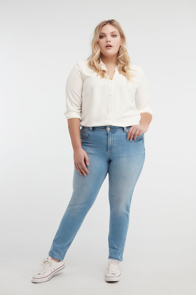 Jean coupe ample ROSE image number 0