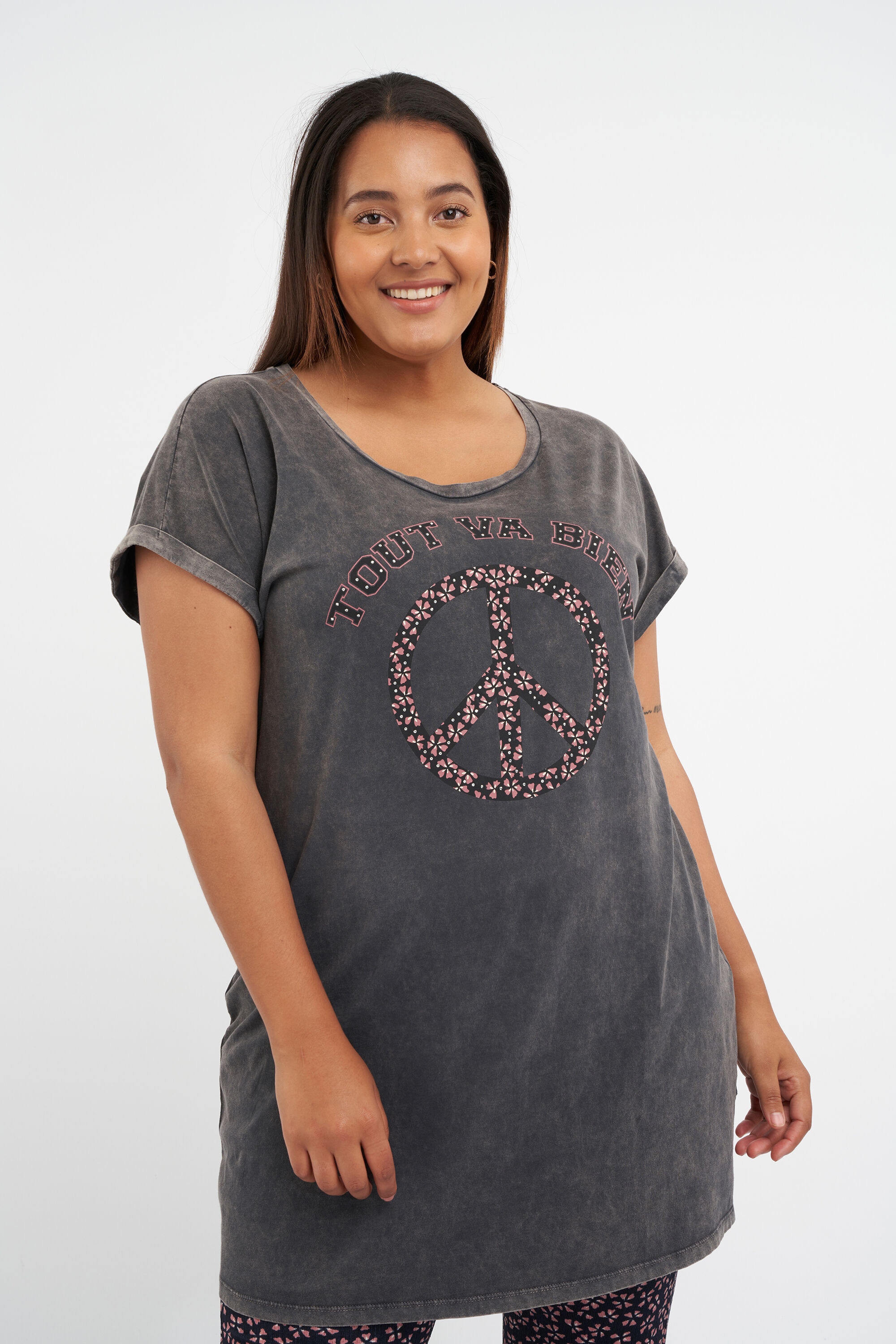 Tunique &agrave; imprim&eacute;