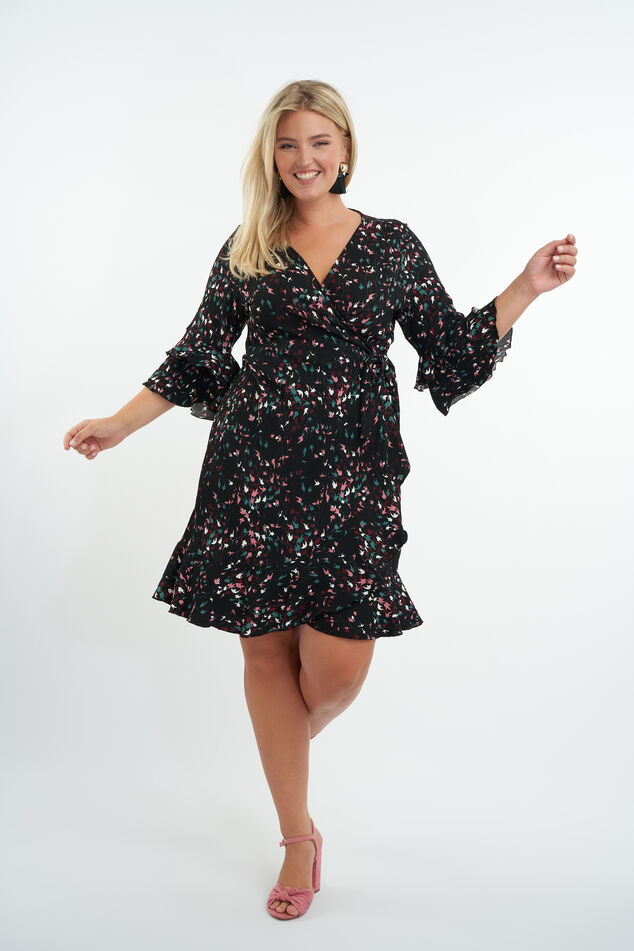 Robe portefeuille à imprime image number 0