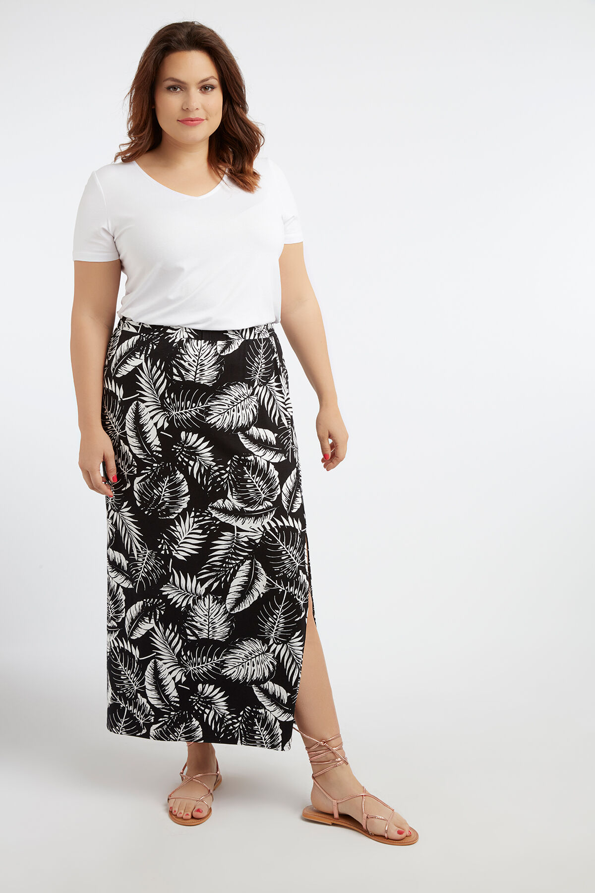 Jupe maxi fendue clearance