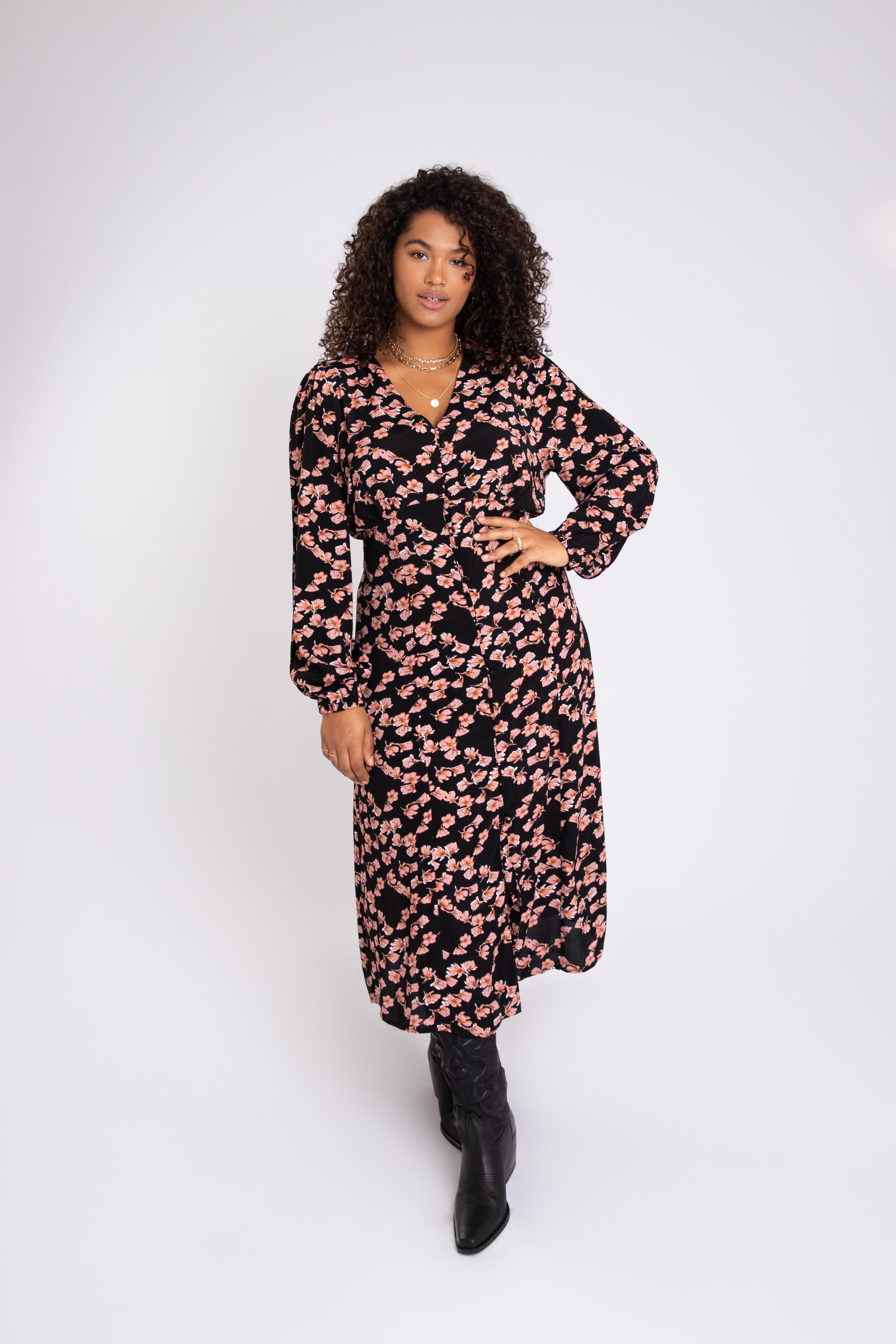 Robe midi &agrave; imprim&eacute;  image number 7