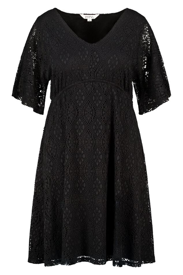 Robe en dentelle extensible image number 1