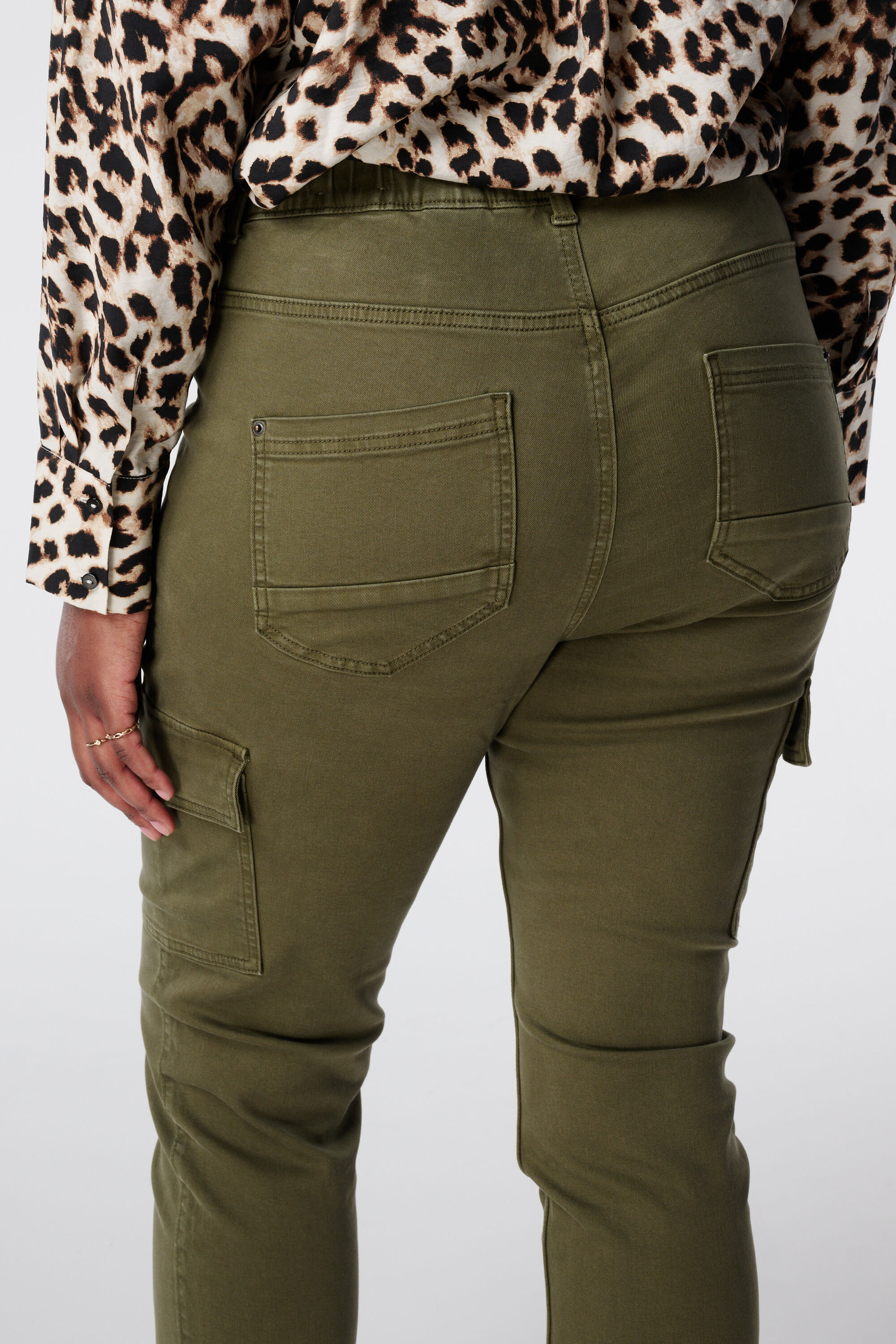 Tregging cargo &agrave; jambe skinny image number 4