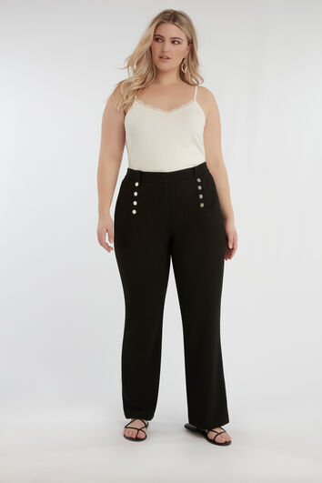 Pantalon boutonn&eacute;