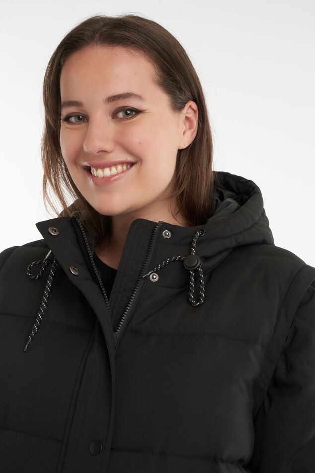 Veste matelassée à manches amovibles image number 5