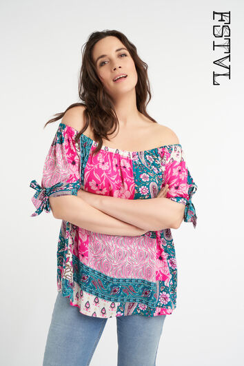 Chemisier d&rsquo;&eacute;t&eacute; color&eacute;