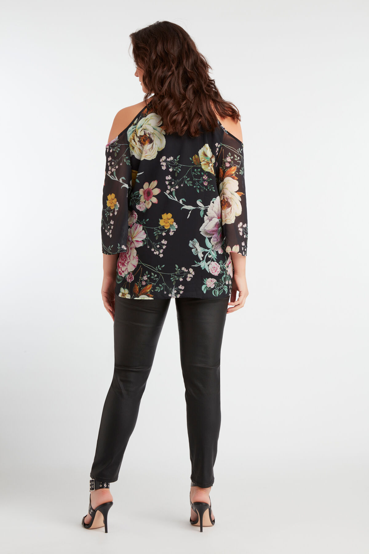 Chemisier &agrave; &eacute;paules ajour&eacute;es image number 5