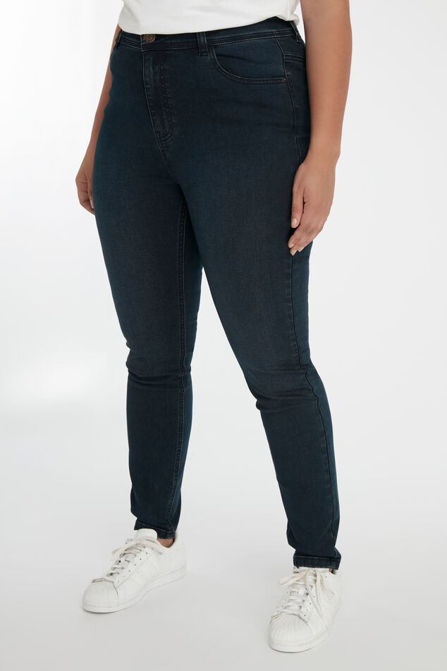 Jean skinny taille haute CHERRY image number 4