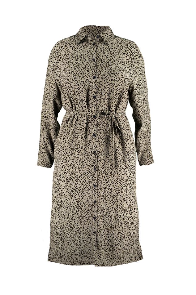 Robe longue avec ceinture à nouer image number 2