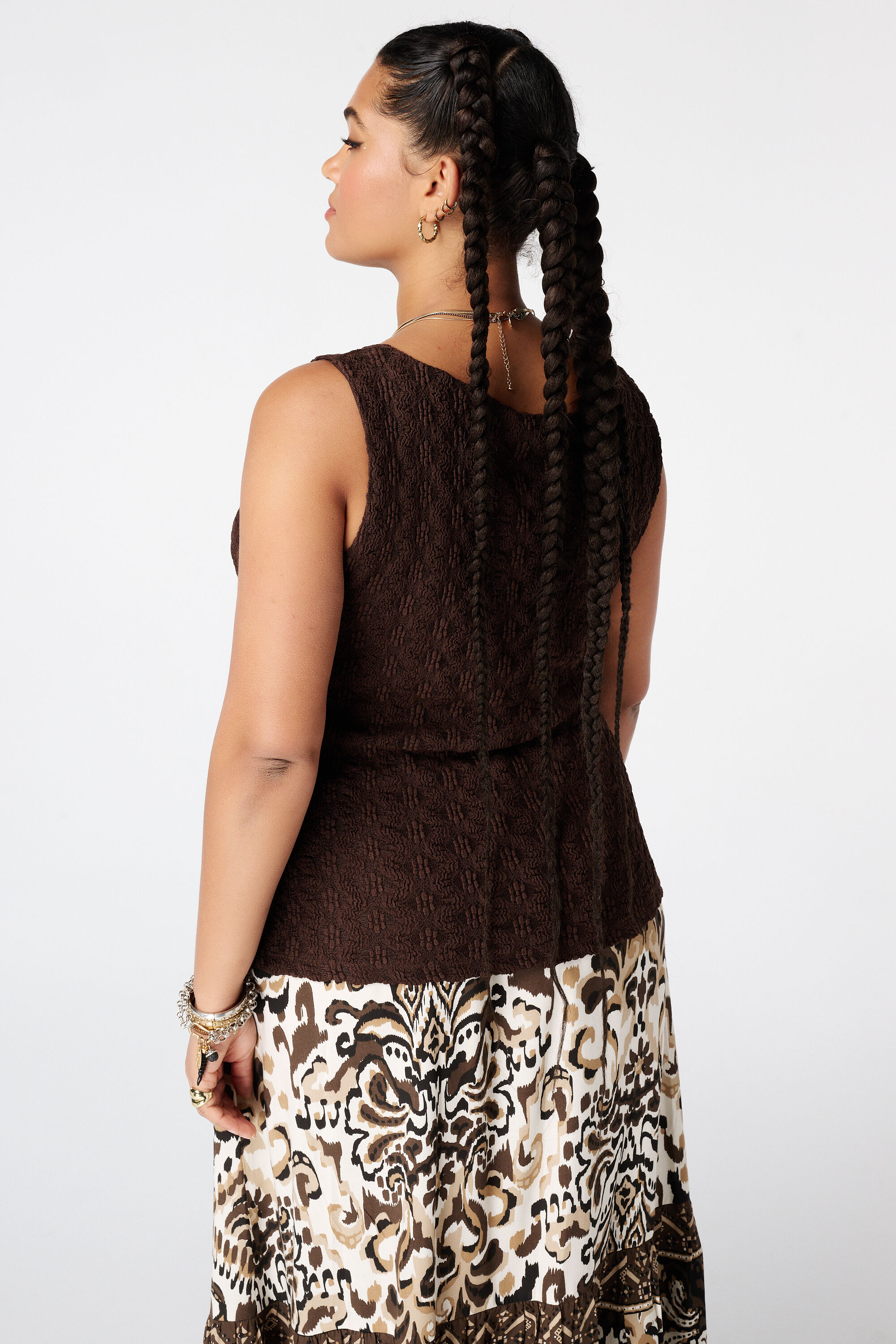 Top en dentelle sans manches image number 3