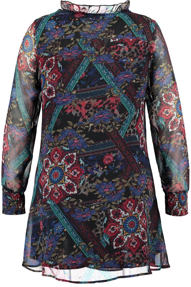 Robe à volants à coupe ample image number 2