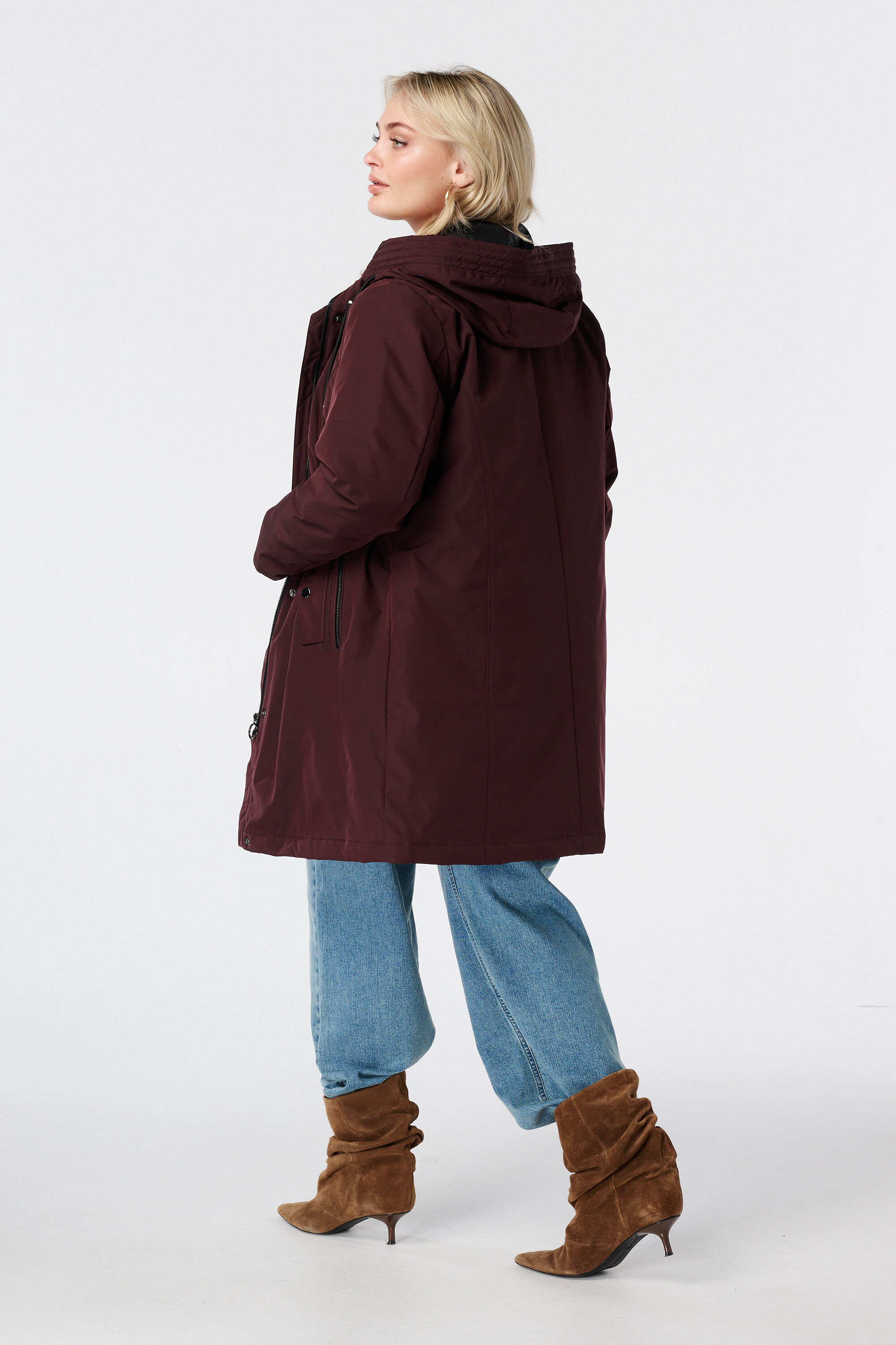 Manteau long d&eacute;perlant image number 3