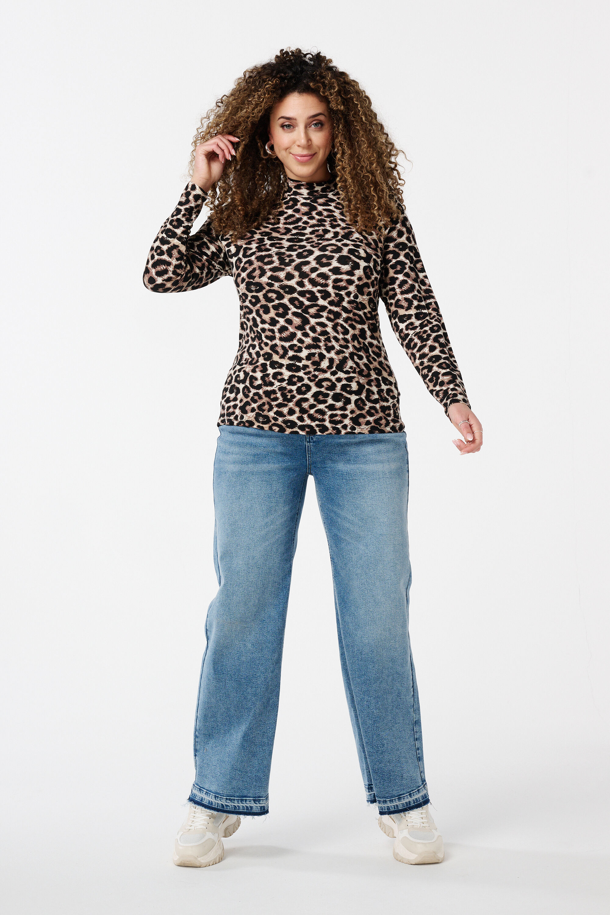 T-shirt &agrave; imprim&eacute; effet &eacute;caille image number 5