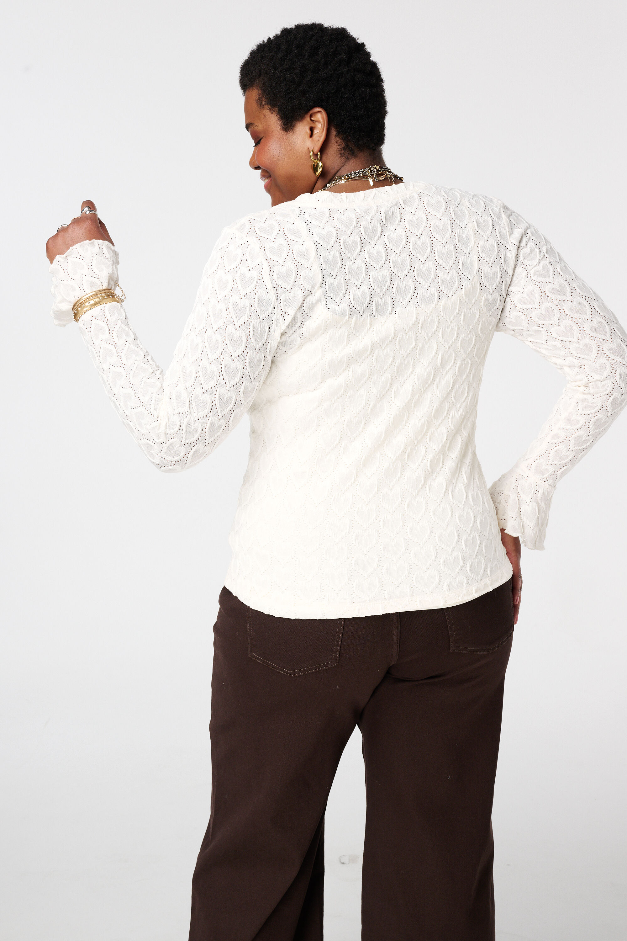 Top &agrave; manches trompettes image number 3