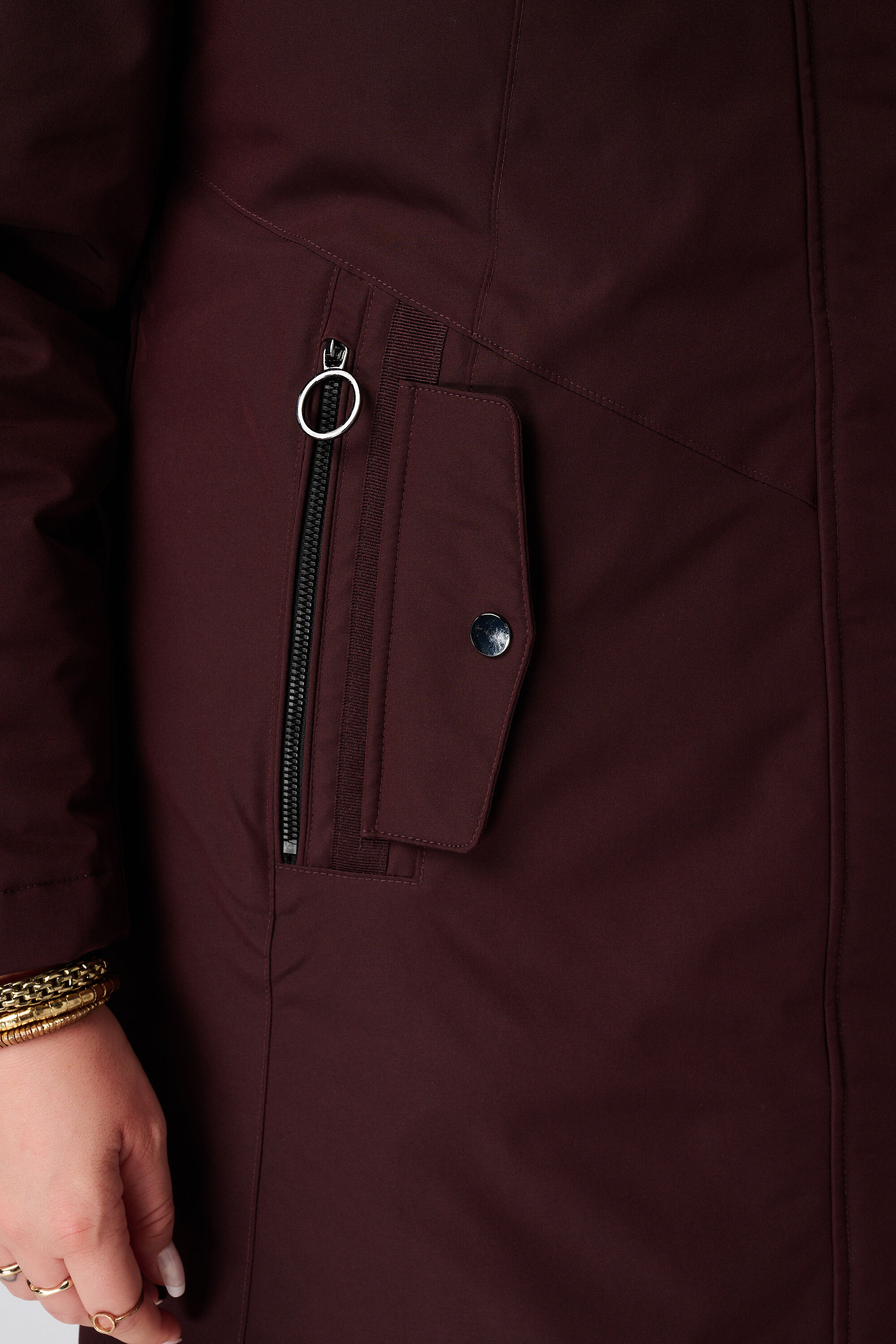 Manteau long d&eacute;perlant image number 6