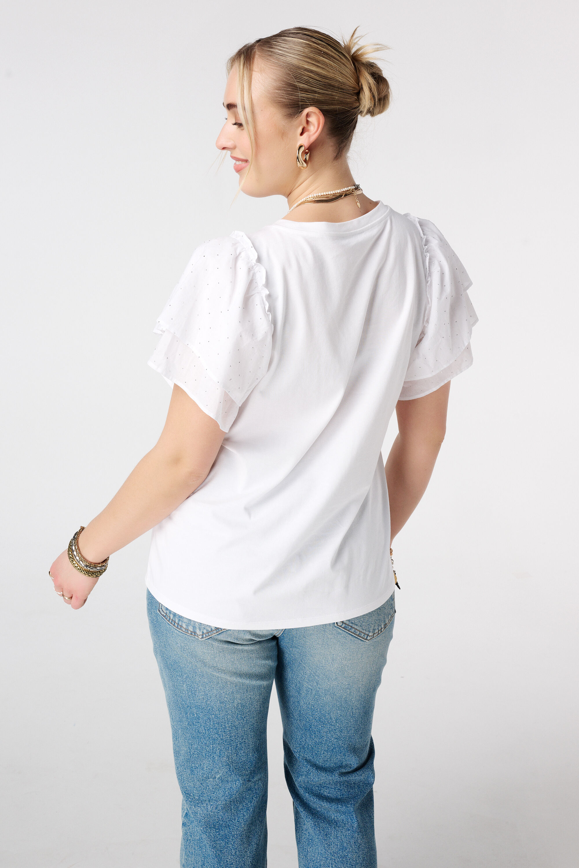 Top &agrave; manches papillon image number 3