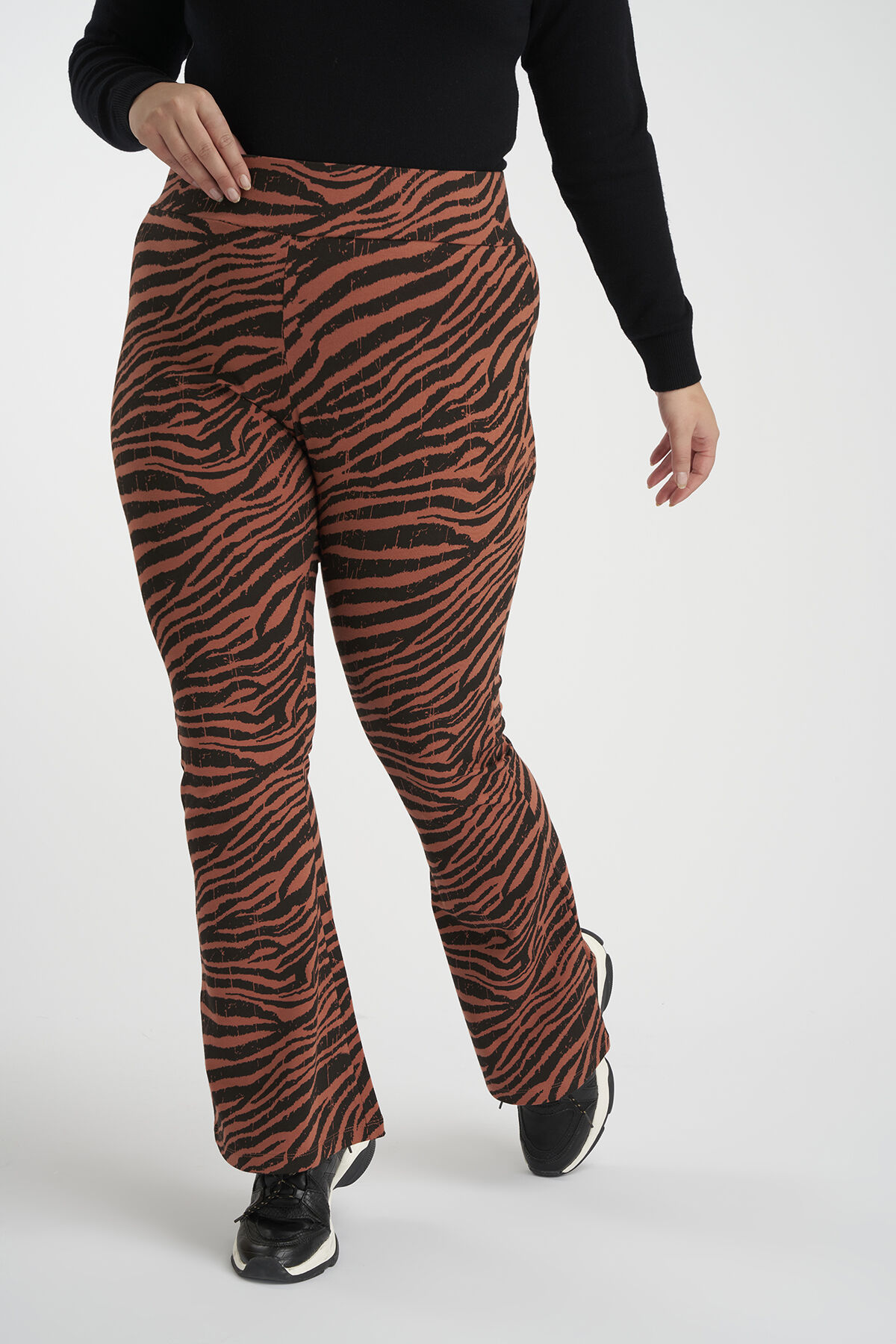 Legging &eacute;vas&eacute; &agrave; imprim&eacute; 