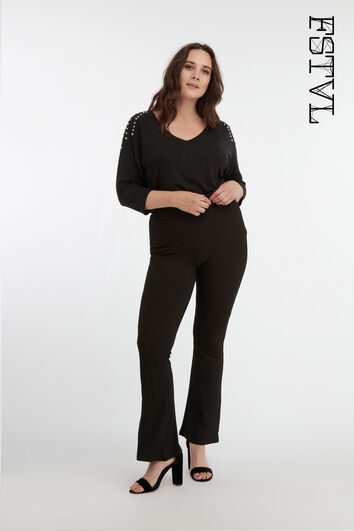 Legging &eacute;vas&eacute; &eacute;lastique