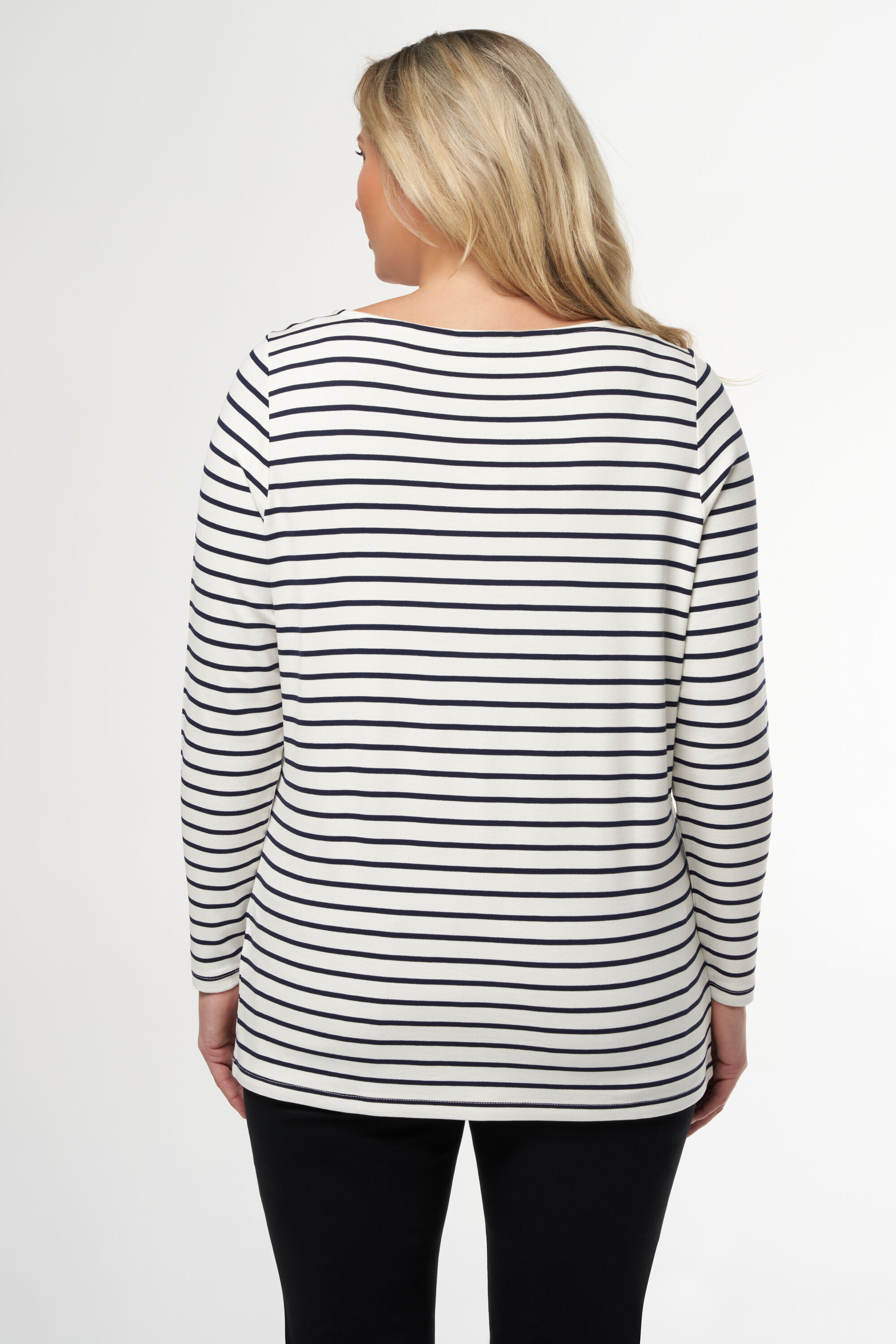 T-shirt ray&eacute; &agrave; manches longues image number 3