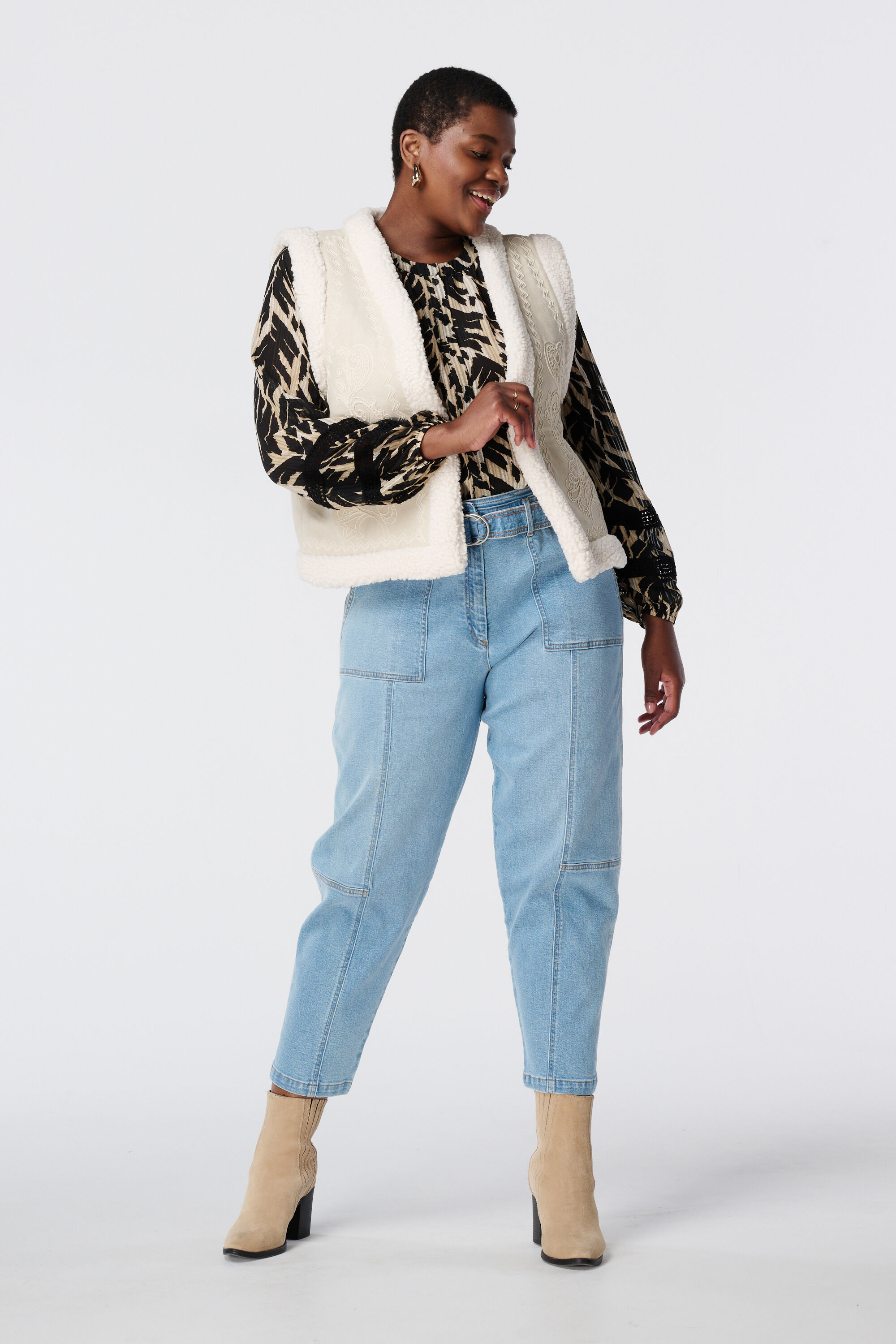 Gilet avec doublure teddy image number 5