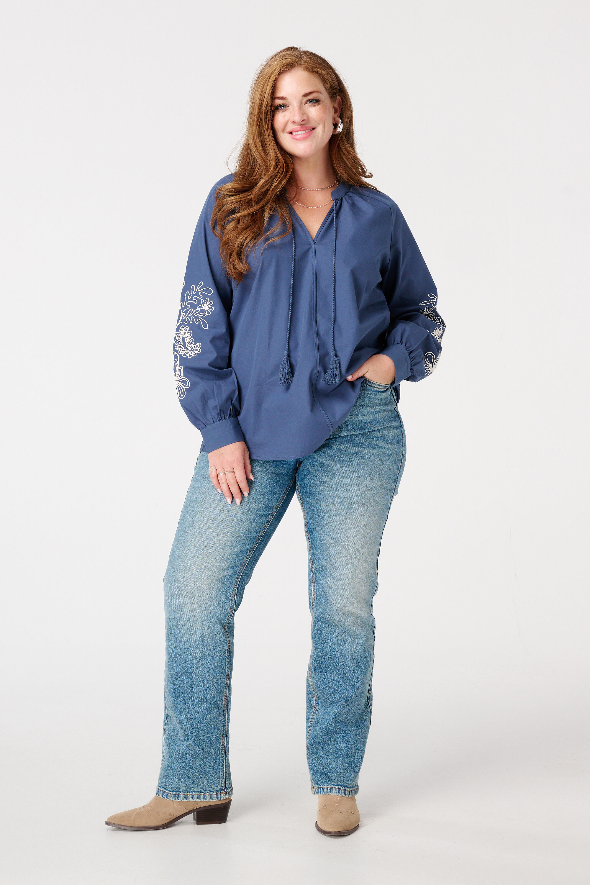 Chemisier avec broderie image number 5