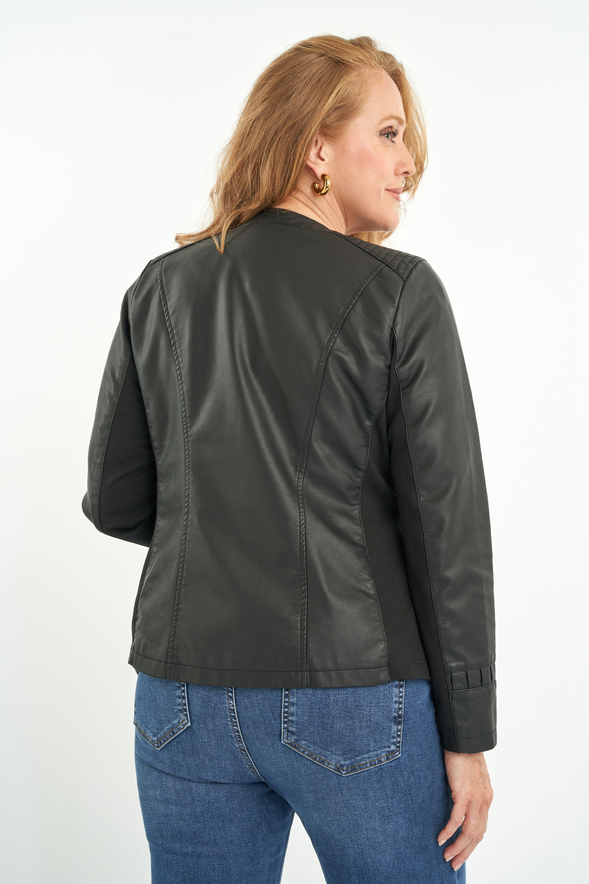 Veste en hotsell cuir pu