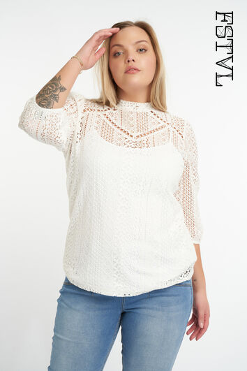 Haut semi-transparent 