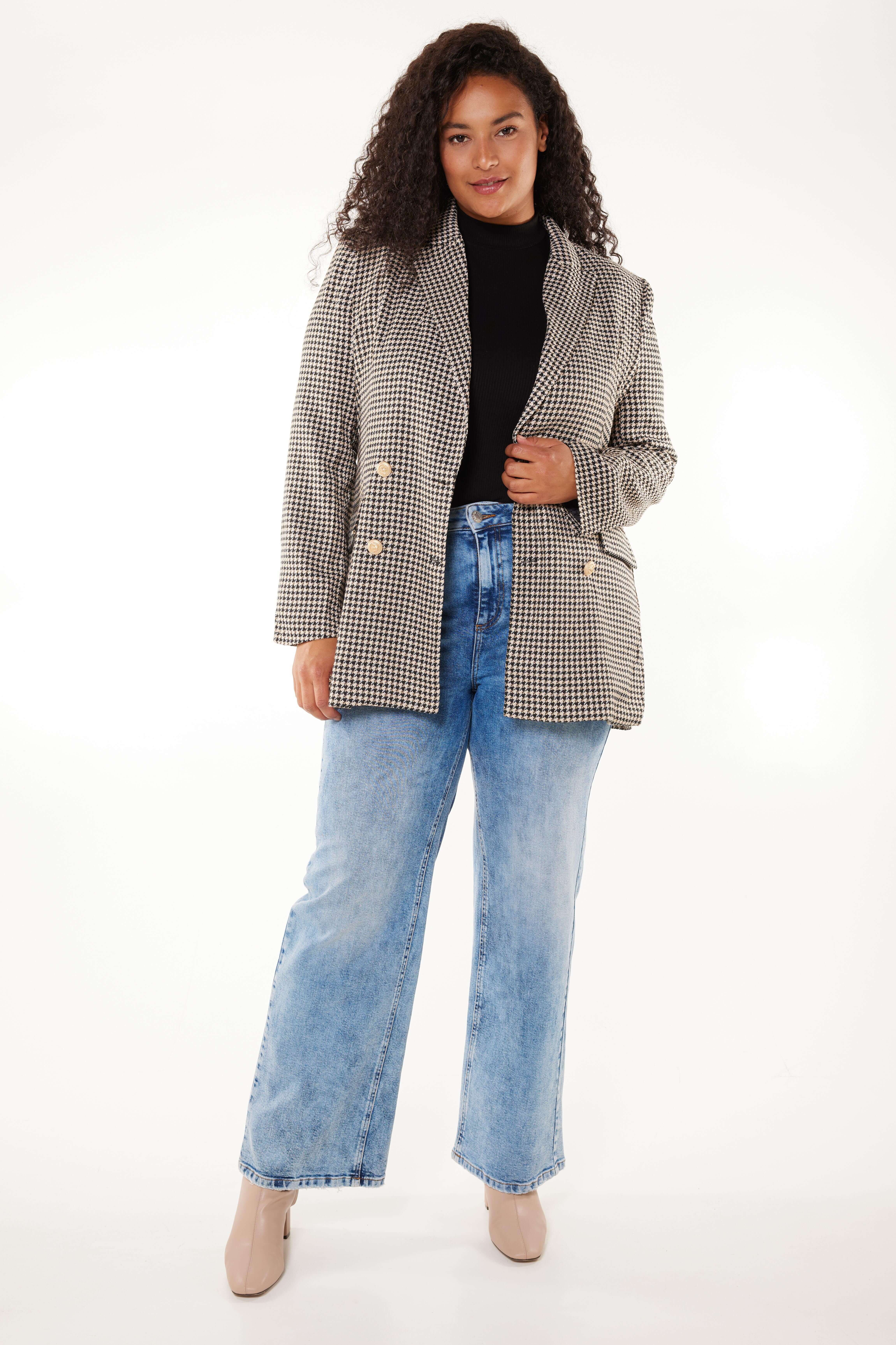 Blazer avec imprim&eacute; pied-de-poule image number 4