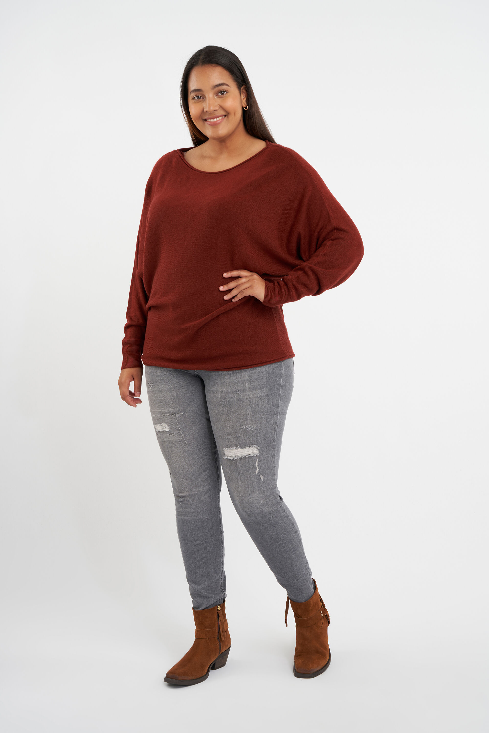 Pull &agrave; manches chauve-souris image number 5